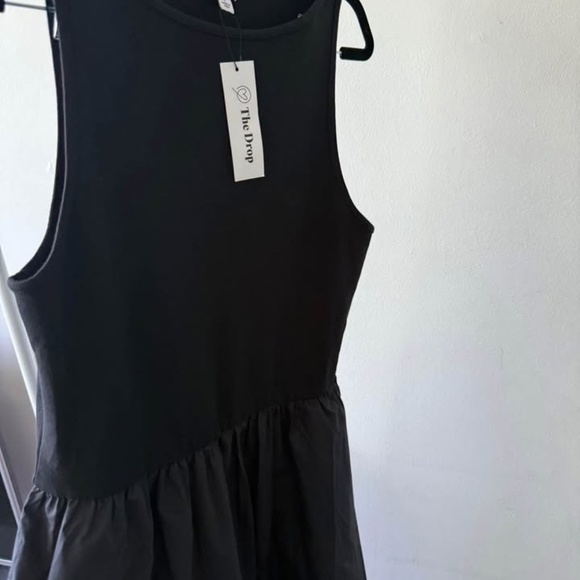 The Drop Womens Dia Mixed Fabric Midi Tank Maxi Dress size L - Picture 4 of 8